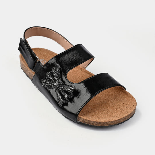 Girls Sandal T-004-BLACK