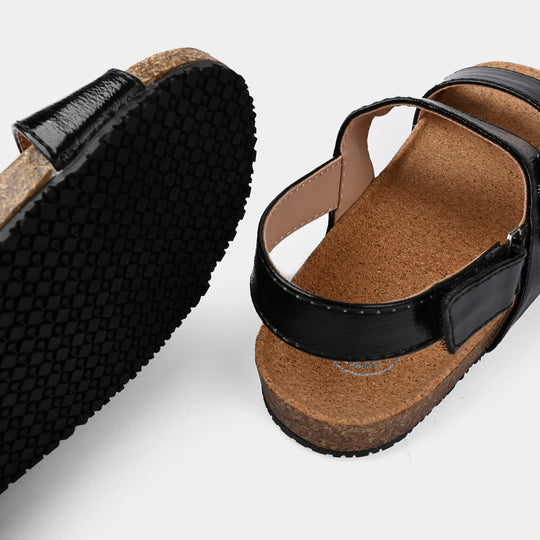 Girls Sandal T-004-BLACK