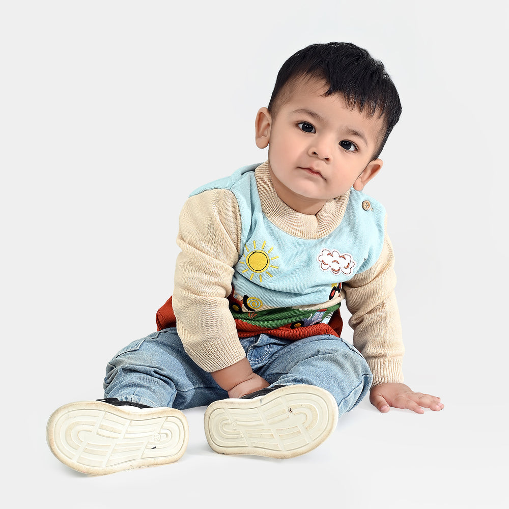 Infant Boys Acrylic Sweater-Elbrus-Multi