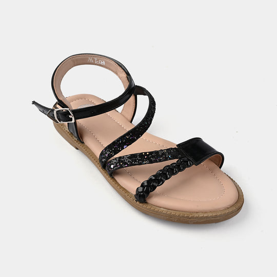 Girls Sandal MT-04-BLACK