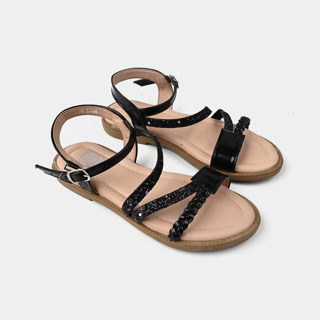 Girls Sandal MT-04-BLACK
