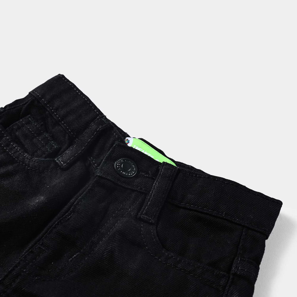 Infant Boys Denim rigid Short Basic-BLACK