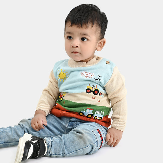 Infant Boys Acrylic Sweater-Elbrus-Multi