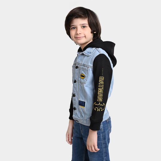 Boys Denim Rigid Character Jacket -LIGHT BLUE