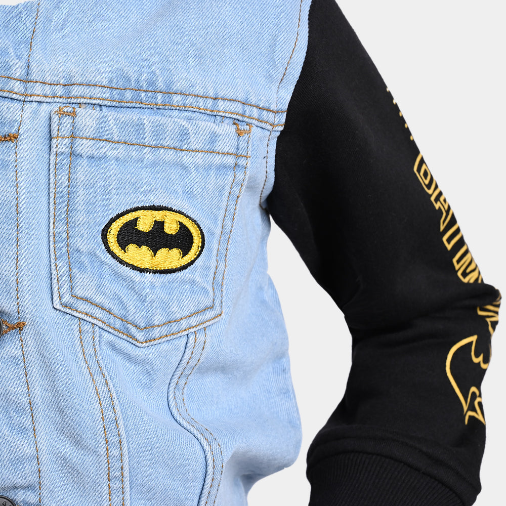 Boys Denim Rigid Character Jacket -LIGHT BLUE