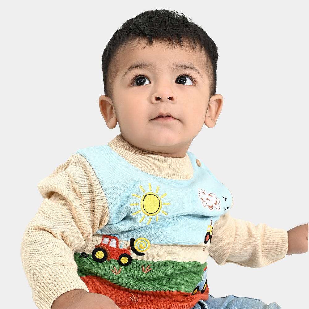 Infant Boys Acrylic Sweater-Elbrus-Multi