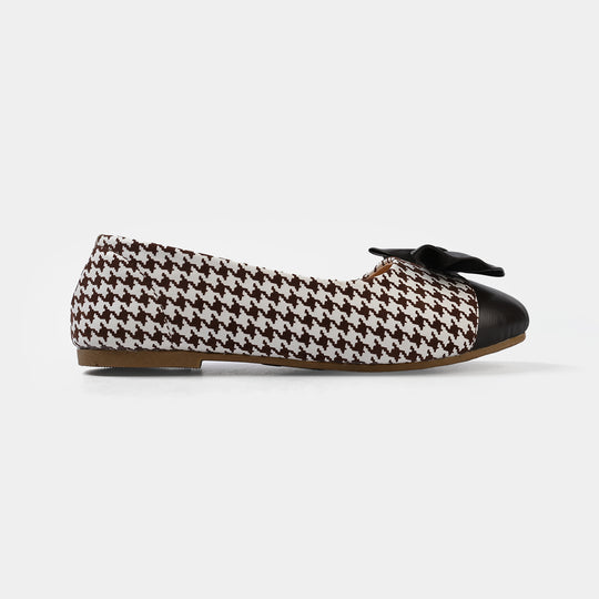 Girls Pumps DM-005-BROWN