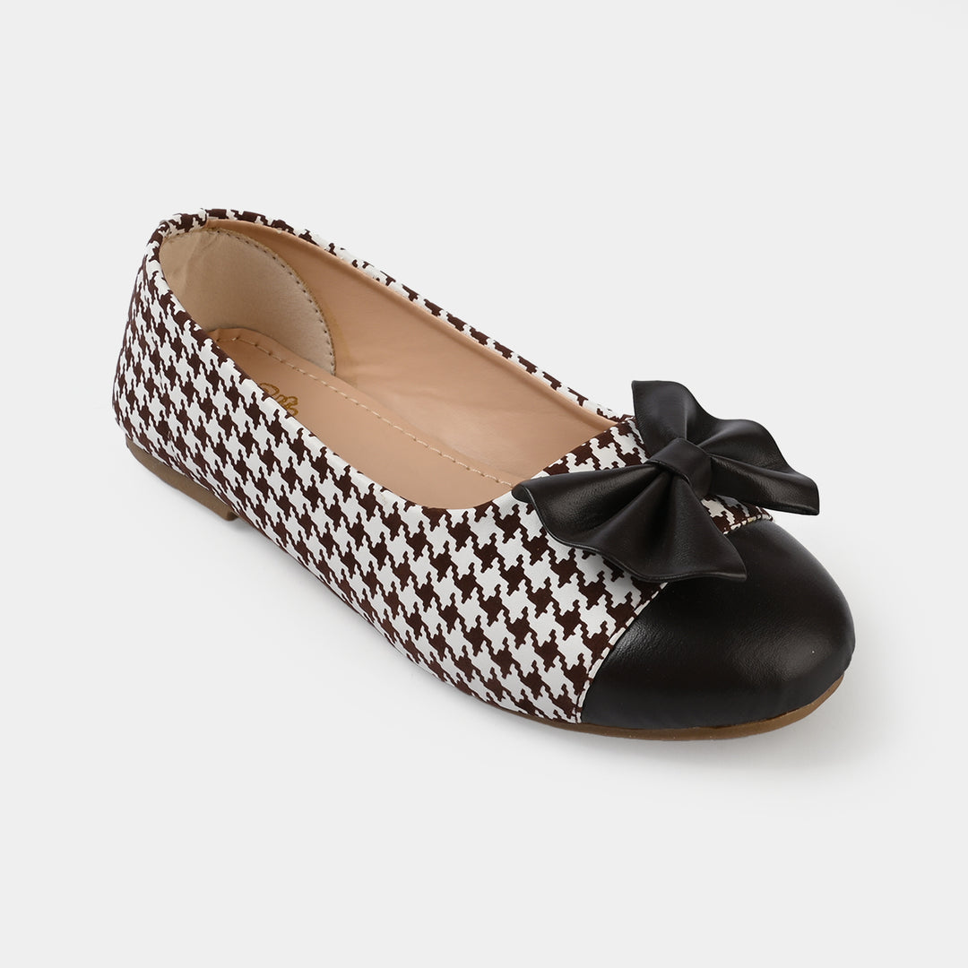 Girls Pumps DM-005-BROWN