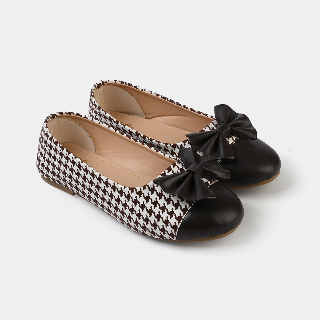Girls Pumps DM-005-BROWN