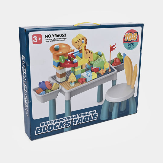 Building Blocks Table W/Dinosaur Slide Puzzle YR6053