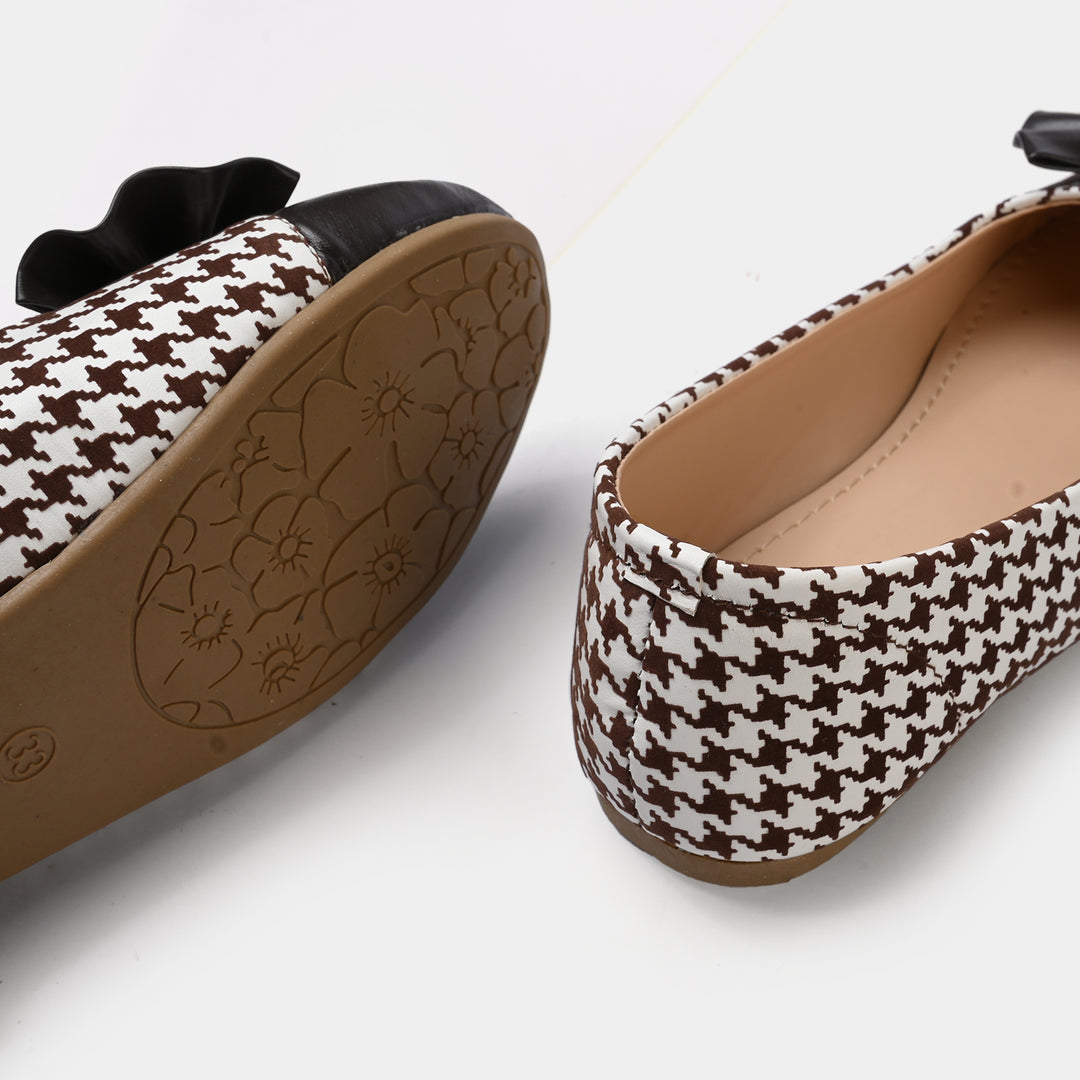 Girls Pumps DM-005-BROWN