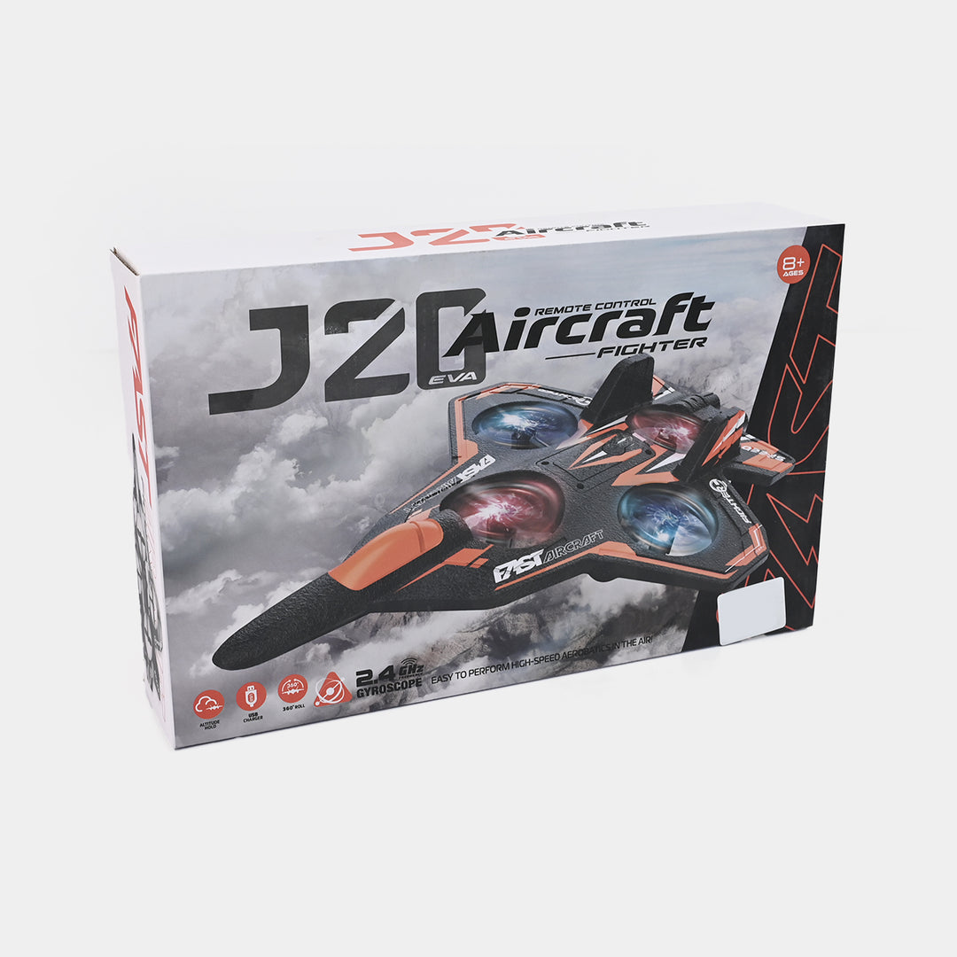 J20 Remote Control Aircraft Fighter – 2.4GHz Gyroscope Stabilized RC Plane