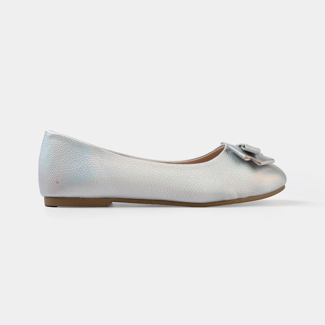 Girls Pumps ZP-154-SILVER