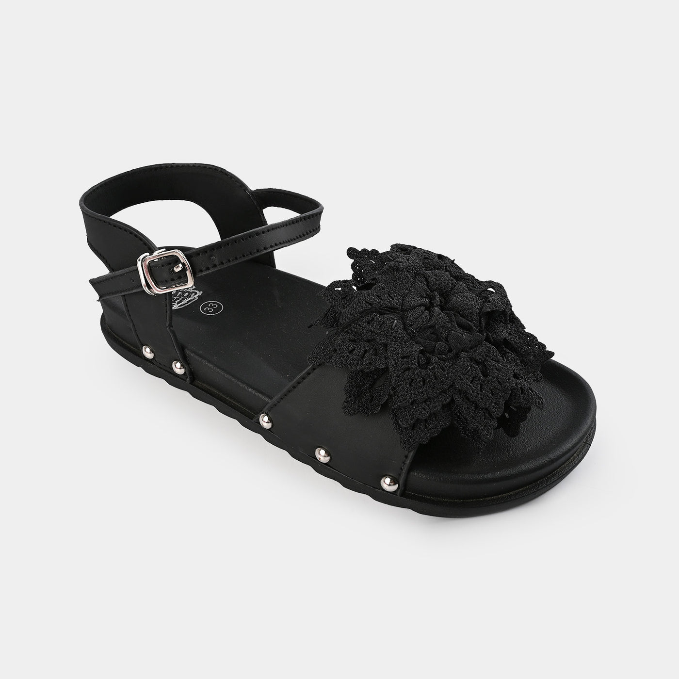 Girls Sandal SA-36-BLACK