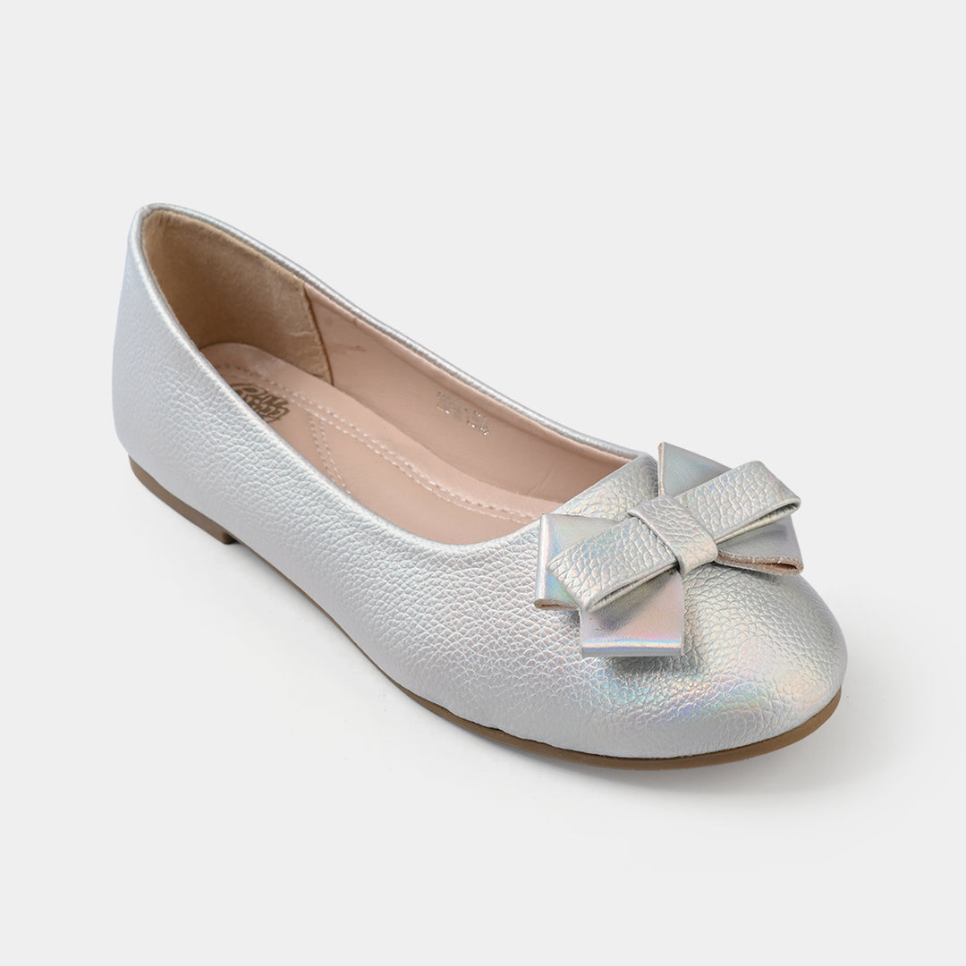 Girls Pumps ZP-154-SILVER