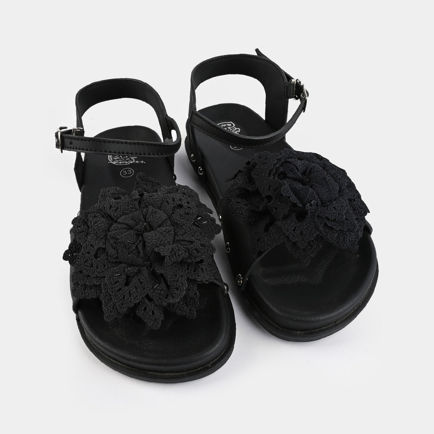 Girls Sandal SA-36-BLACK