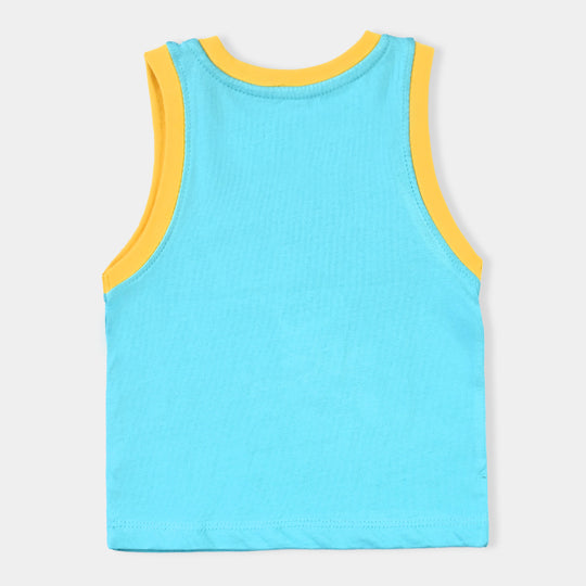 Infant Boys Slub Jersey Sand Donald (Capri)