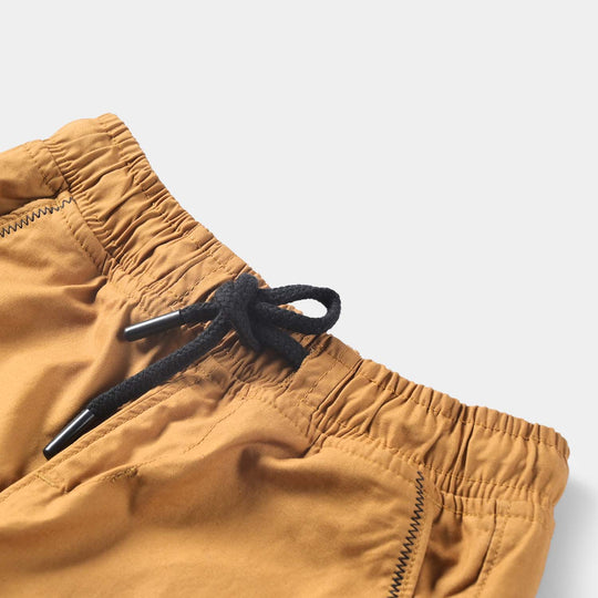 Boys Cotton Twill Pant Stay Original-Mustard