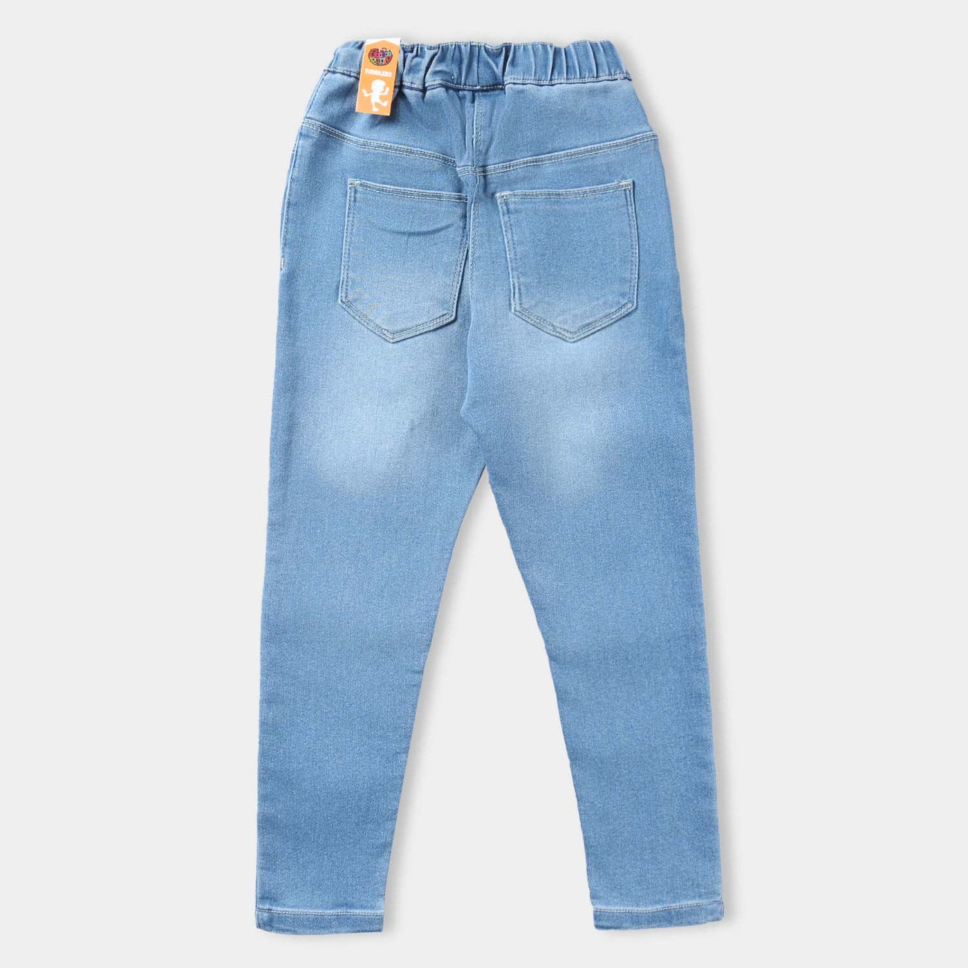 Girls Denim Jegging Hearts-LT.Blue