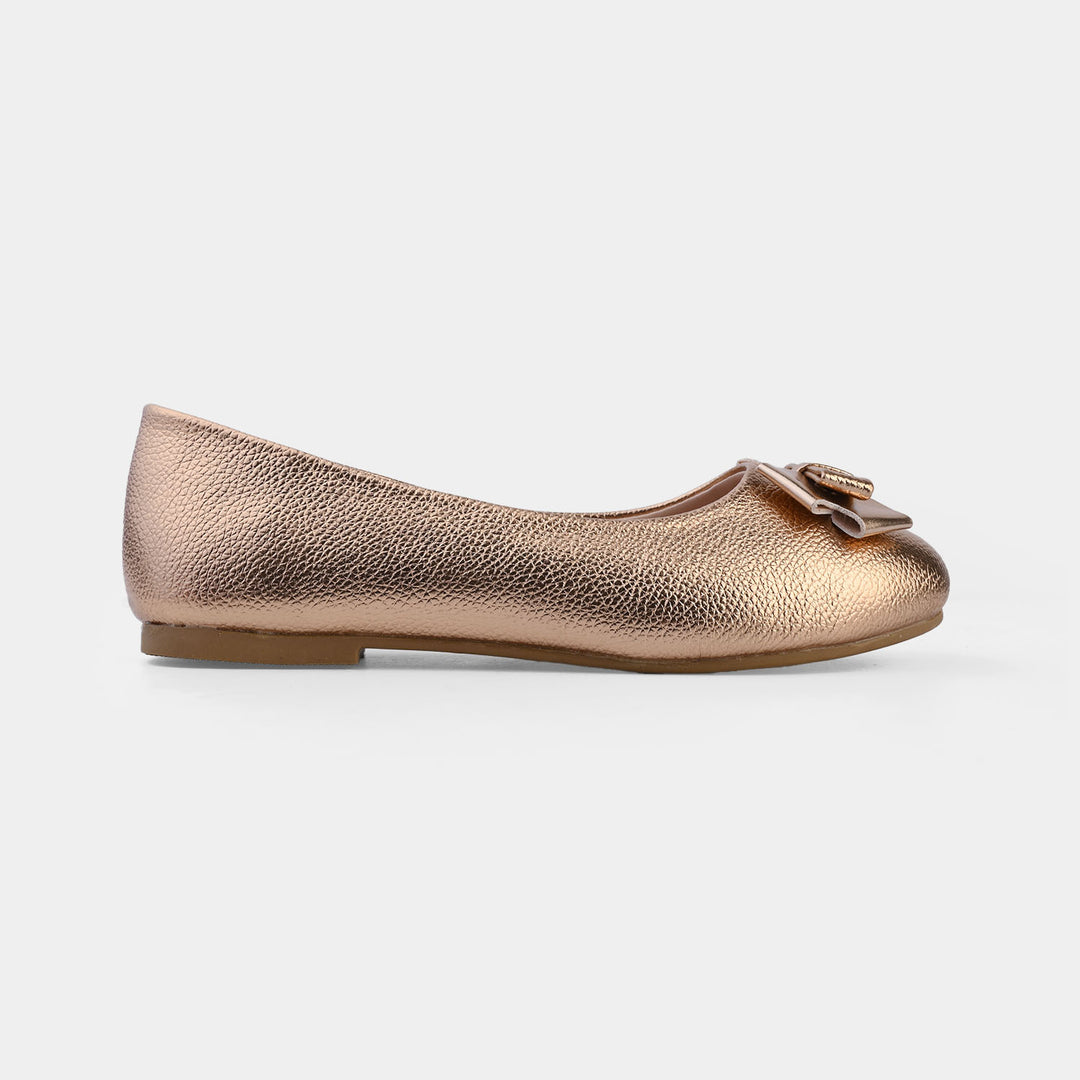 Girls Pumps ZP-154-CHAMPAGNE