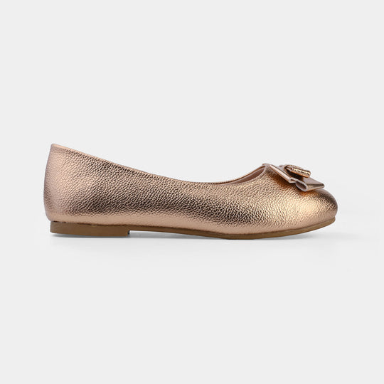 Girls Pumps ZP-154-CHAMPAGNE