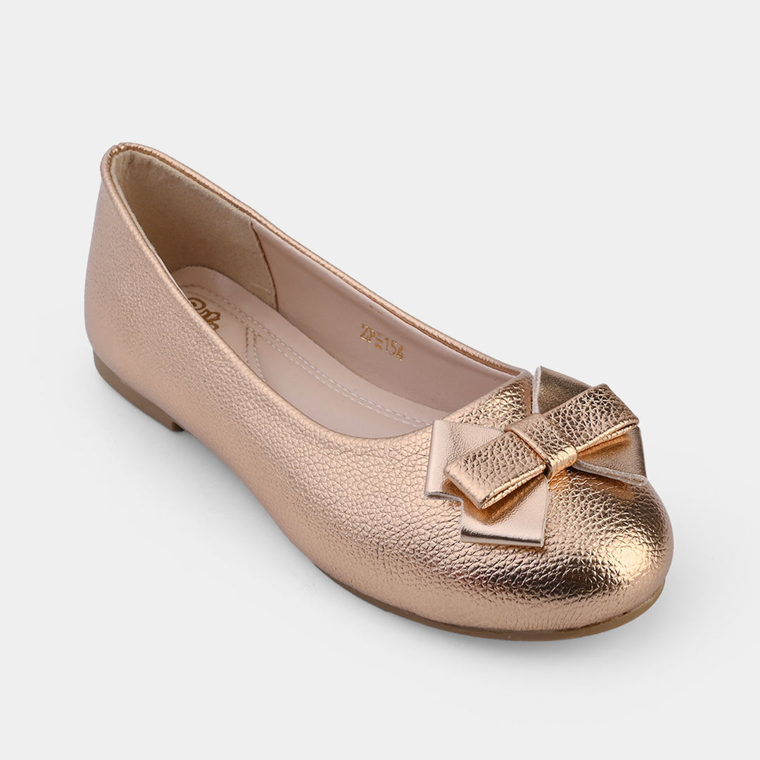 Girls Pumps ZP-154-CHAMPAGNE