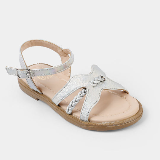 Girls Sandal BS-038-SILVER