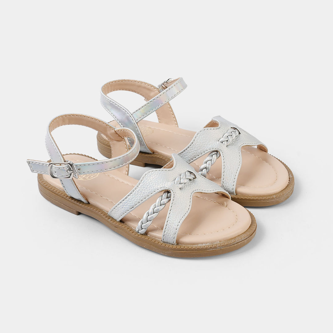 Girls Sandal BS-038-SILVER