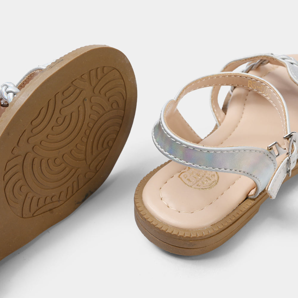 Girls Sandal BS-038-SILVER