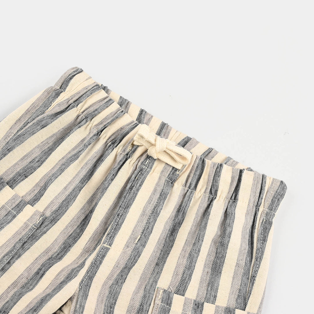 Boys Cotton Shorts (Live To Surf) - Stripes