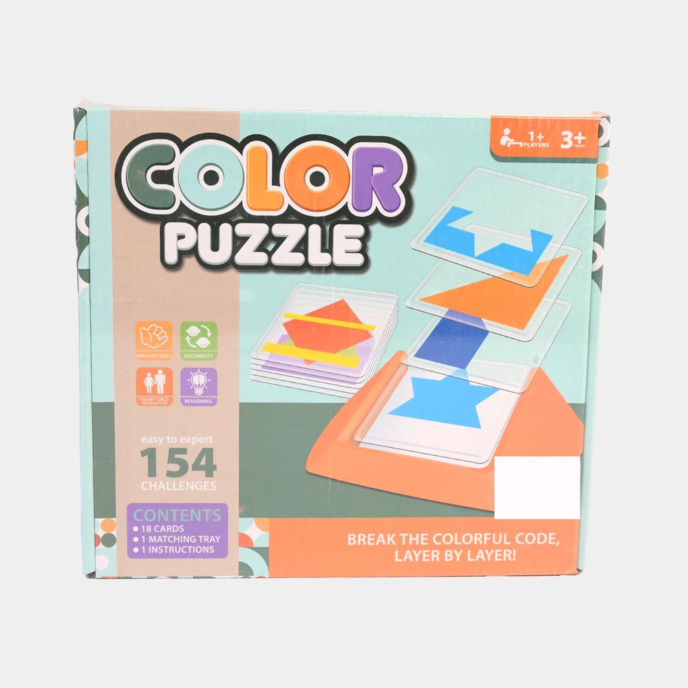 Color Puzzle / Skill-Building Puzzle Game