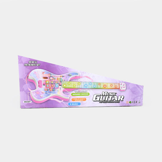 Electric Guitar With Light & Music For Kids