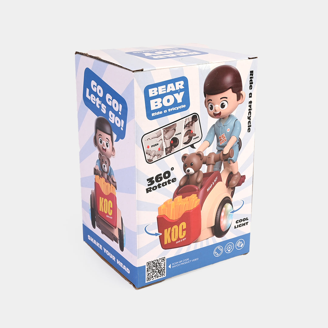 French Fries Boy Stunt Tricycle