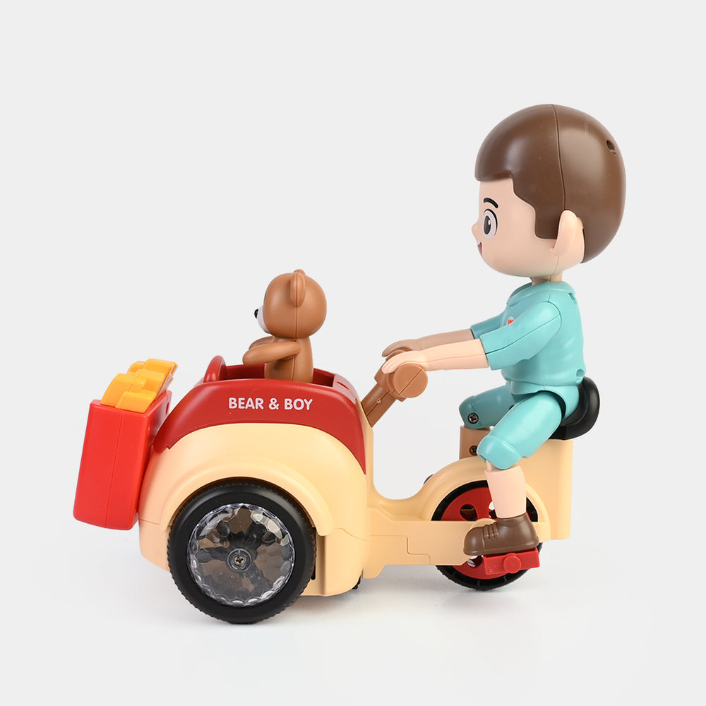 French Fries Boy Stunt Tricycle