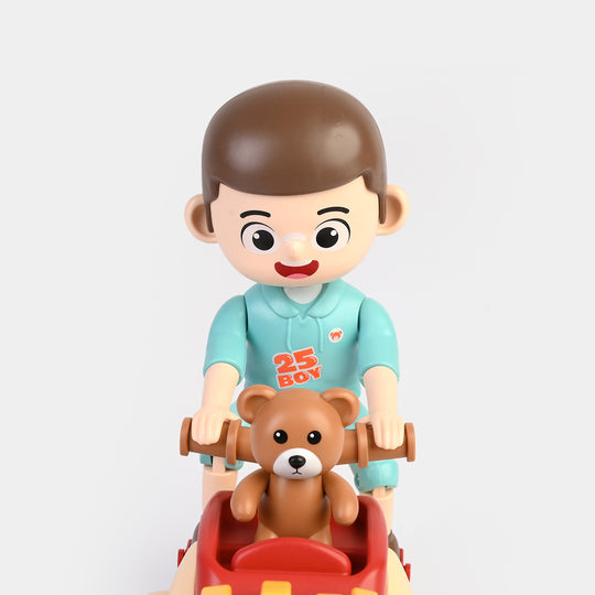 French Fries Boy Stunt Tricycle