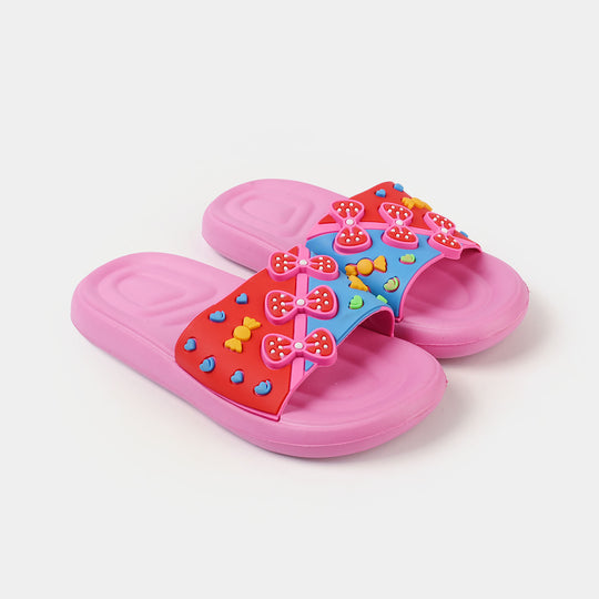 Girls Slipper ER-0328-Fuchsia