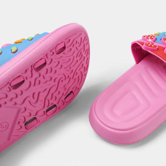 Girls Slipper ER-0328-Fuchsia
