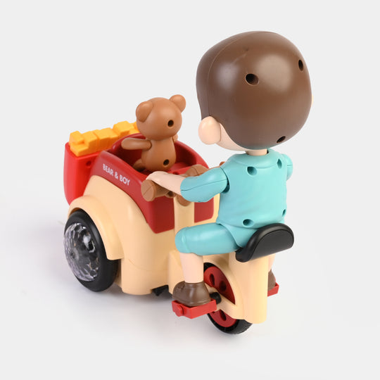 French Fries Boy Stunt Tricycle