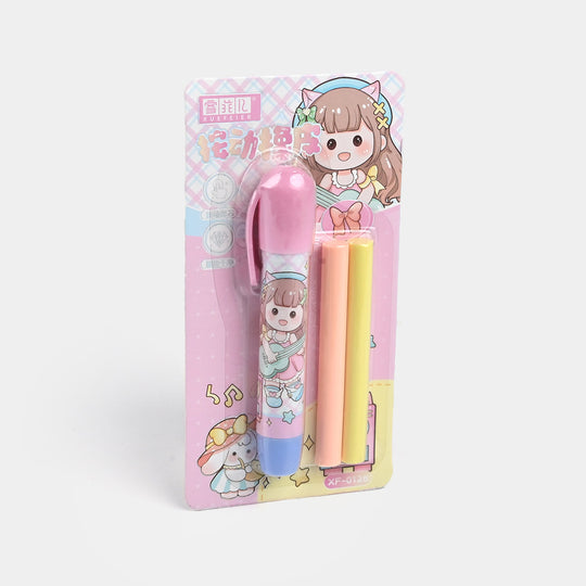 Pencil Eraser | Pen Type with Replaceable Rubber