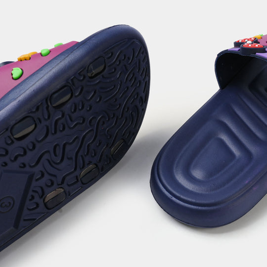 Girls Slipper ER-0328-NAVY