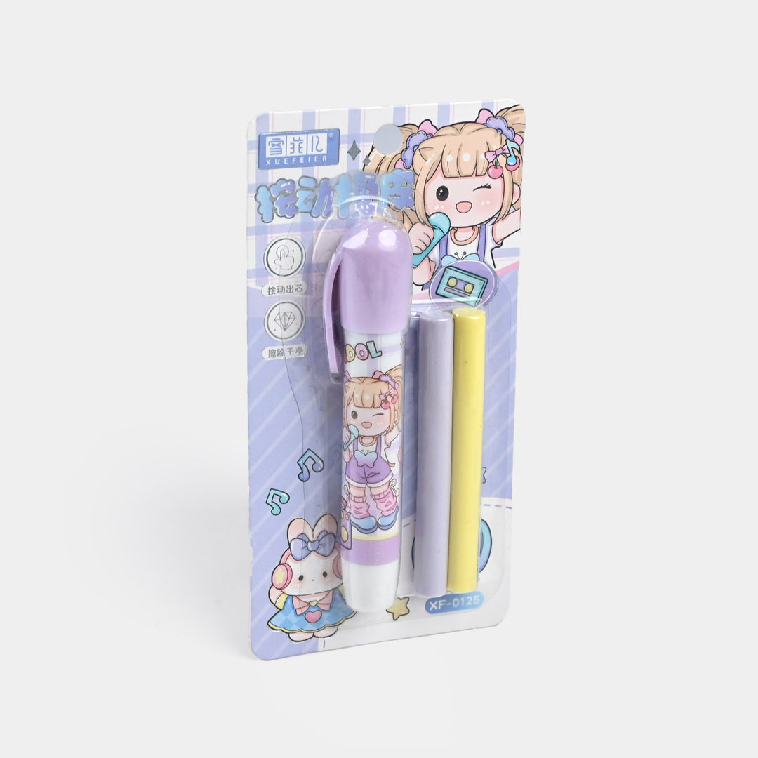 Pencil Eraser | Pen Type with Replaceable Rubber