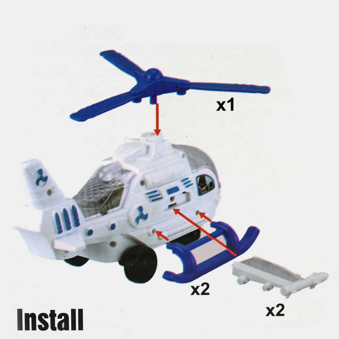 Electric Universal Helicopter With Light And Sound