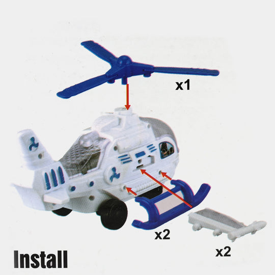 Electric Universal Helicopter With Light And Sound