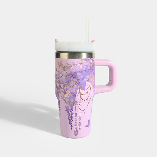 Stainless Steel Straw Mug/Tumbler | 14OZ