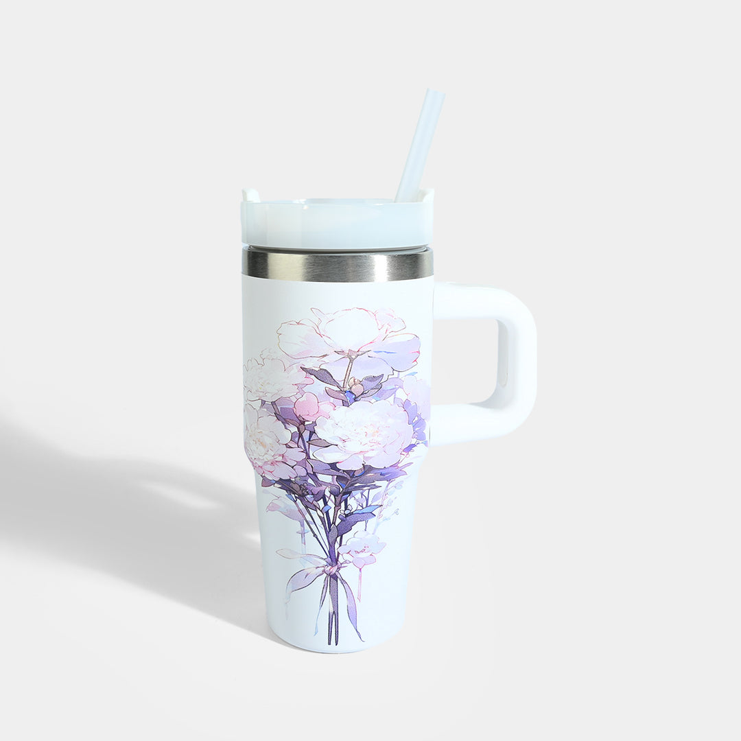 Stainless Steel Straw Mug/Tumbler | 14OZ