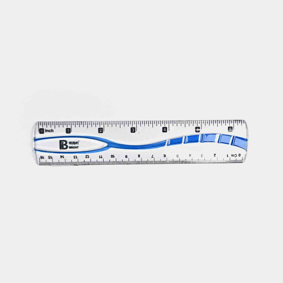 Bright Plastic Scale 6"Inches