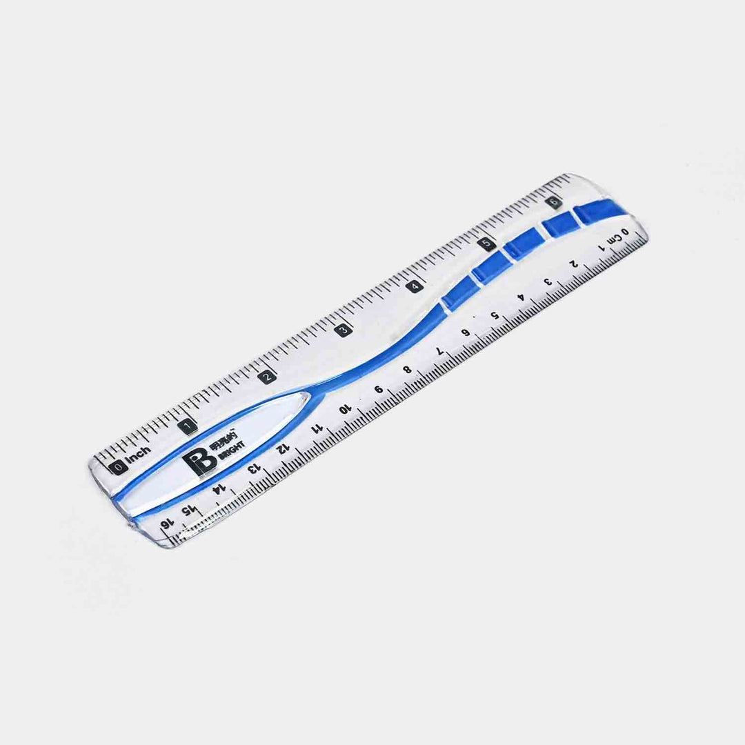 Bright Plastic Scale 6"Inches