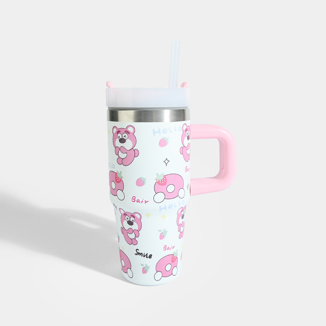 Stainless Steel Straw Mug/Tumbler | 14OZ