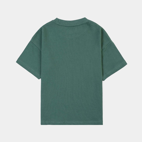 Boys Cotton PK T-Shirt Chase The Limits - Blue