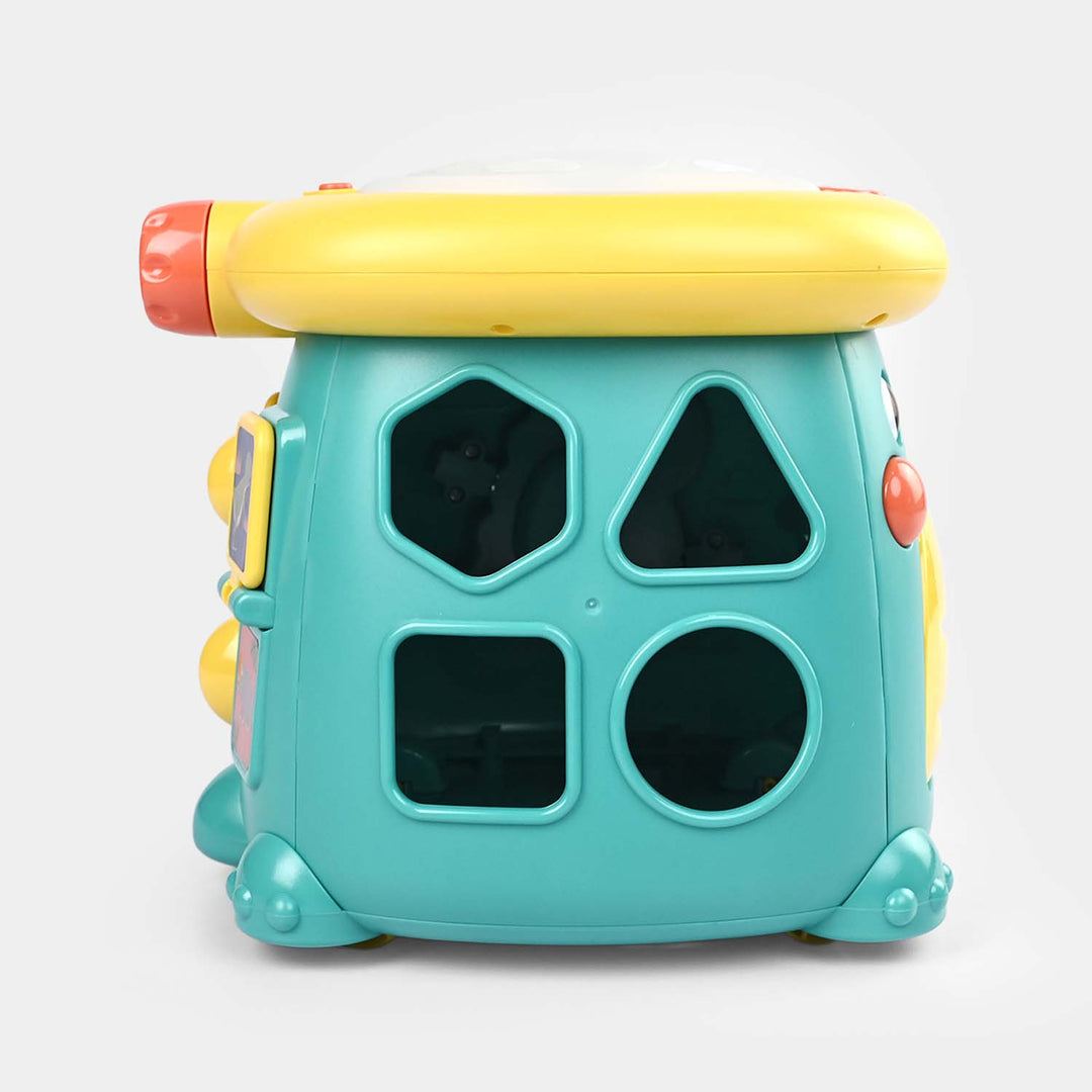 Dinosaur Hard Drum W/Light & Music Toy